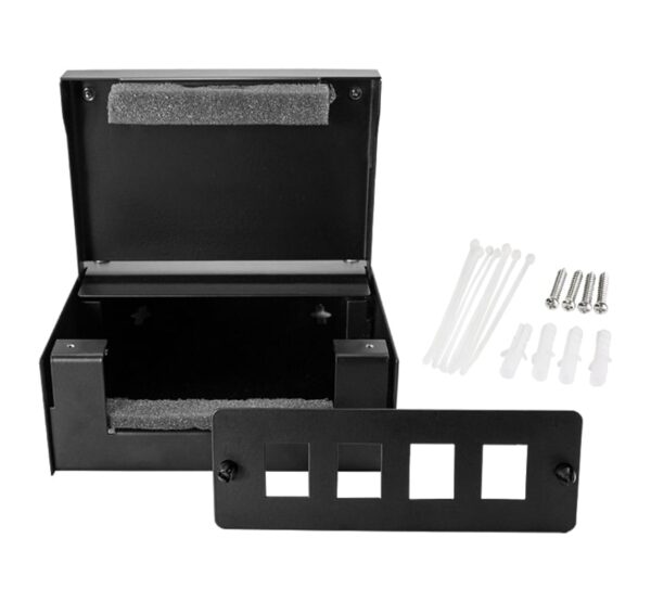 Box di Distribuzione 4 Porte Nero - immagine 6