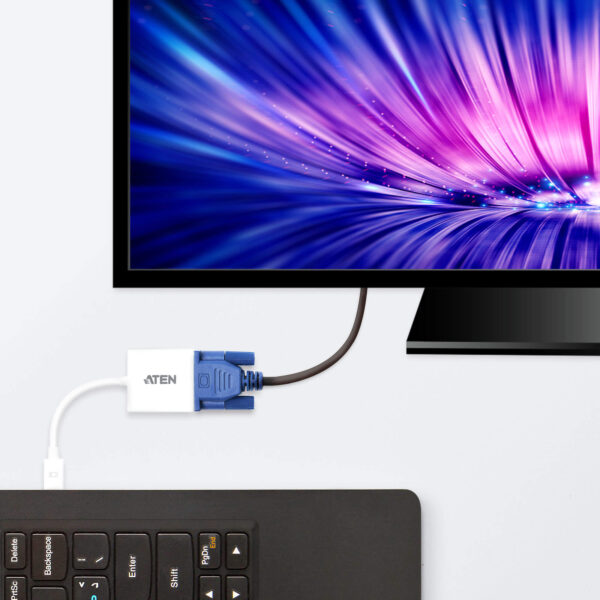 Adattatore Mini DisplayPort (Thunderbolt) a VGA, VC920 - immagine 5