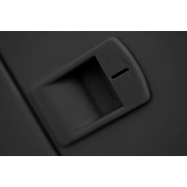 Armadio Rack 19'' a muro 9 unità due sezioni Nero - immagine 6