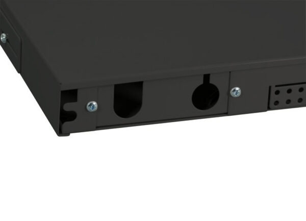 Cassetto Ottico 19'' con 12 bussole LC Duplex Multimodale OM2 Nero - immagine 6