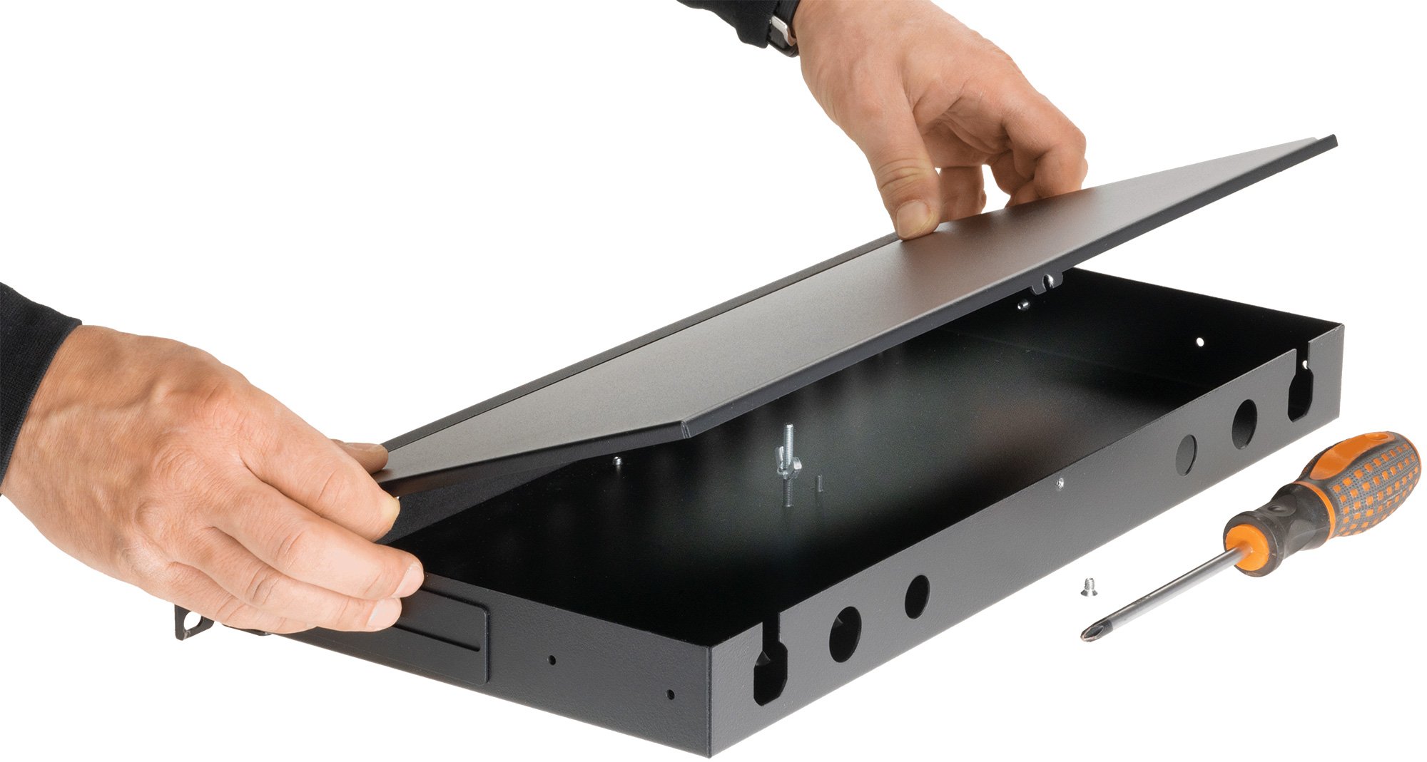 Cassetto Rack 19'' Fibra Ottica 12 Porte ST Simplex - immagine 5