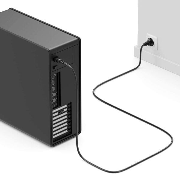 Cavo alimentazione C13 F a Schuko 1,8 mt nero - immagine 6