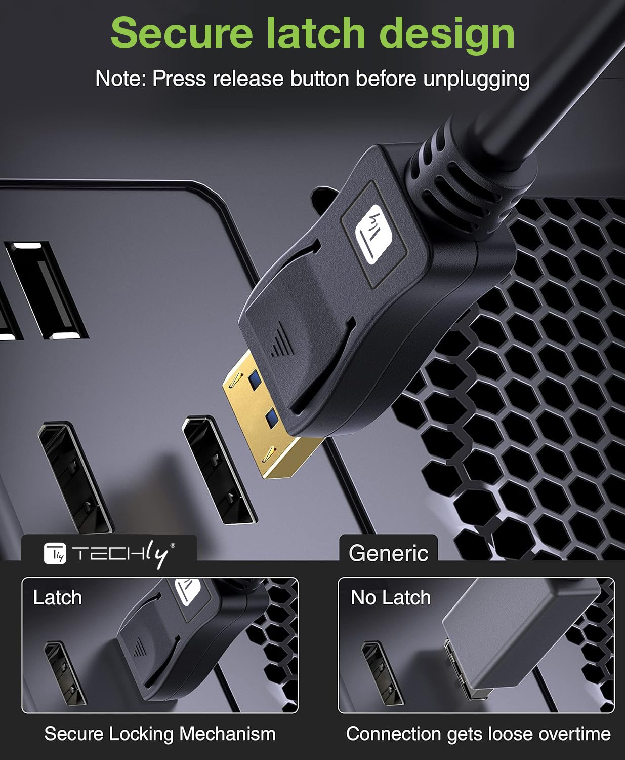 Cavo Audio/Video DisplayPort 2.1 M/M 10K 3 metri Nero - immagine 6