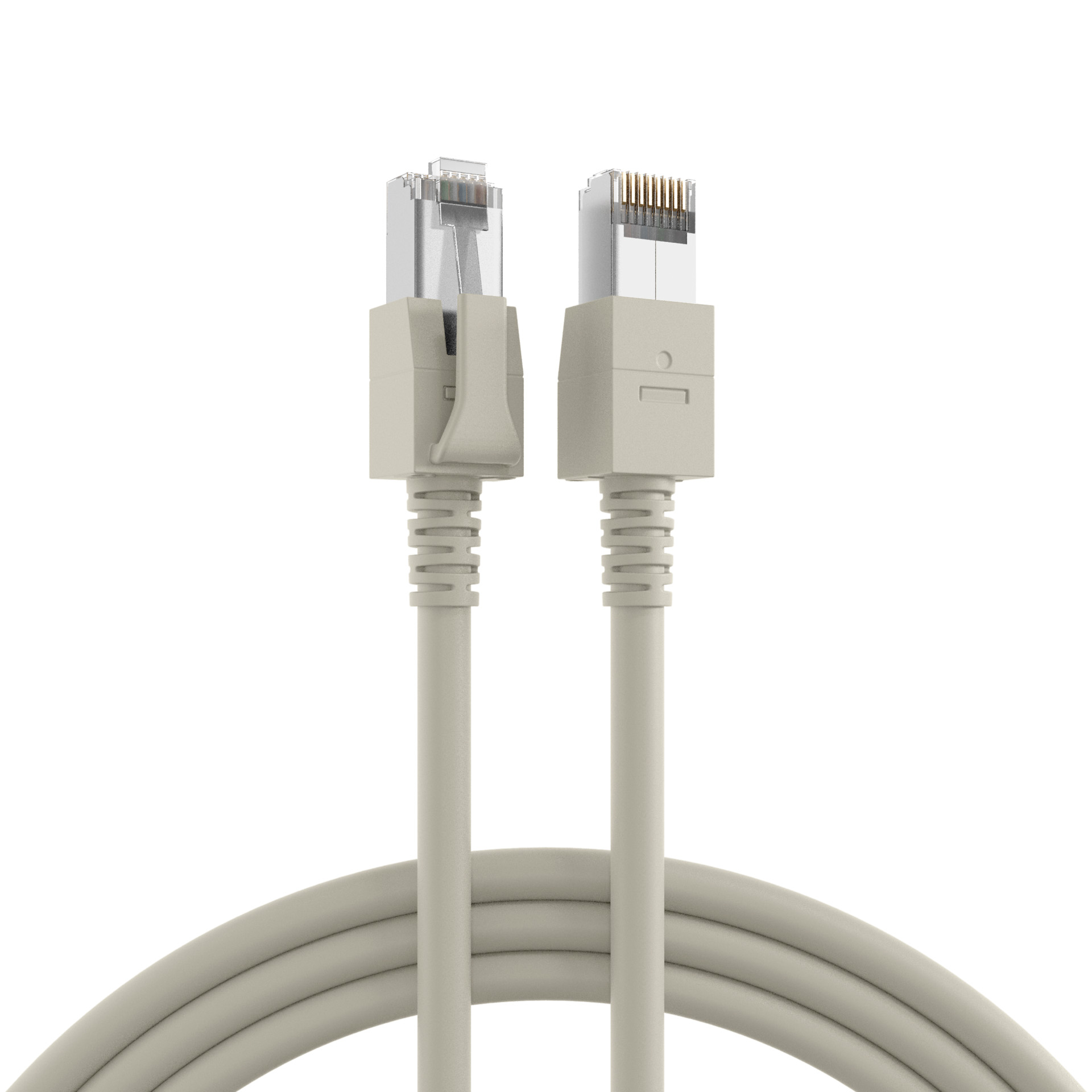 Cavo di Rete Patch Cat.6A S/FTP con Led Tracciamento 5 m Classe E - immagine 6