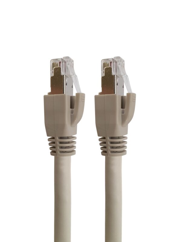 Cavo di rete Patch in rame Cat.8.1 SFTP LSZH 1m Grigio - immagine 6