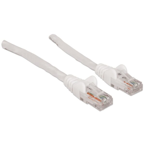 Cavo di rete Patch in Rame Cat. 5e Bianco UTP 15 m - immagine 6
