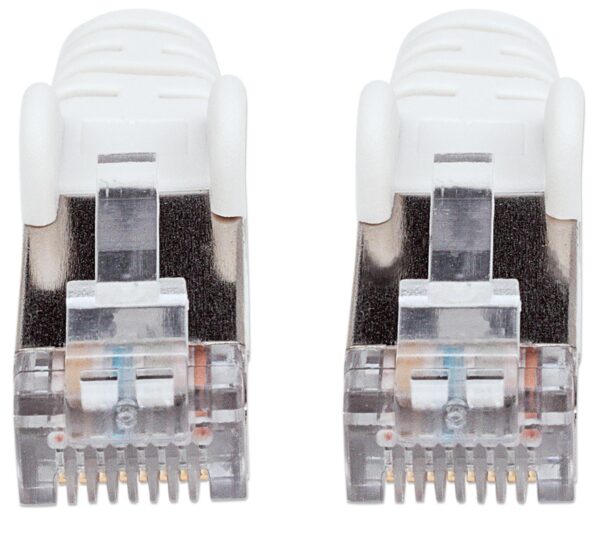 Cavo di rete Patch in Rame Schermato Cat. 5e Bianco F/UTP 2 m - immagine 6