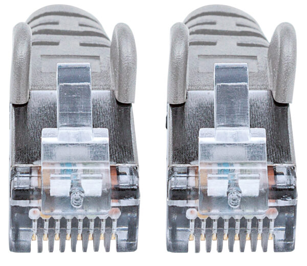 Cavo di rete Patch in Rame Schermato Cat. 5e Grigio F/UTP 10 m - immagine 6