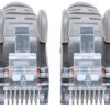Cavo di rete Patch in Rame Schermato Cat. 5e Grigio F/UTP 1 m - immagine 6
