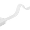 Cavo di Rete Patch Piatto in Rame Cat.6A UTP 10m Bianco - immagine 5