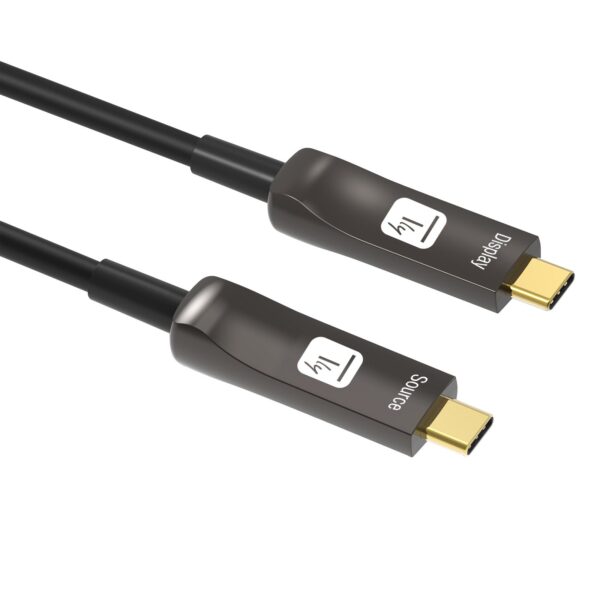 Cavo Audio/Video Ottico Attivo USB-C™ M/M AOC Fibra Ottica 4K 15m - immagine 5
