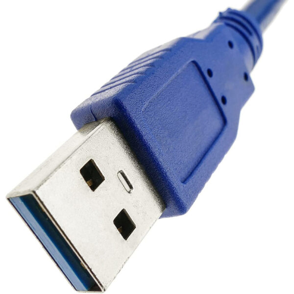 Cavo USB 3.2 Superspeed A maschio/B maschio 0,5 m blu - immagine 6
