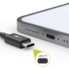 Cavo USB A Maschio 2.0 / USB-C Maschio 0,5m Bianco - immagine 6