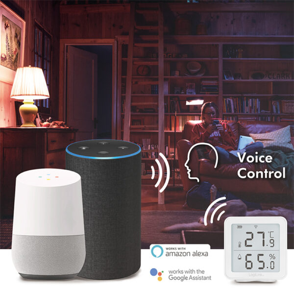 Termoigrometro Wireless Monitoraggio Remoto Wi-Fi App Smart Life - immagine 6