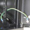Armadio Rack 19'' a muro 15 unità sezione unica prof. 450mm Nero - immagine 6
