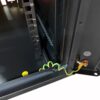 Armadio Rack 19'' a muro 12 unità sezione unica prof. 450mm Nero - immagine 5