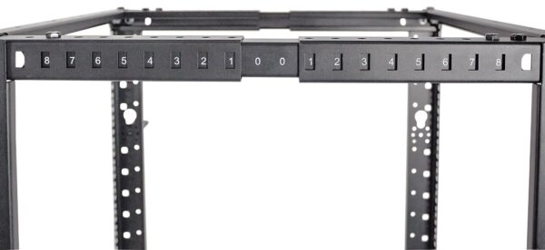 Open Frame Rack 19'' 4 Montanti 26U con profondità regolabile - immagine 6