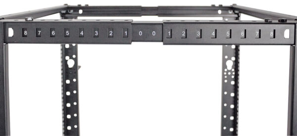 Open Frame Rack 19'' 4 Montanti 48U con profondità regolabile - immagine 6