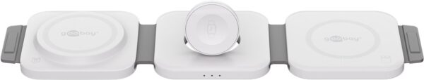 Caricatore Qi Wireless Caricabatterie 3in1 Stazione di Ricarica Pieghevole 15W - immagine 5