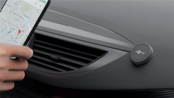 Supporto Magnetico Autoadesivo per Smartphone e Tablet Nero - immagine 6