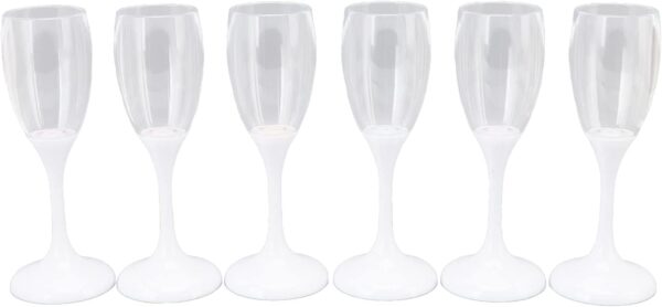 Confezione da 6 Bicchieri da Champagne con 6 Colorazioni LED - immagine 5