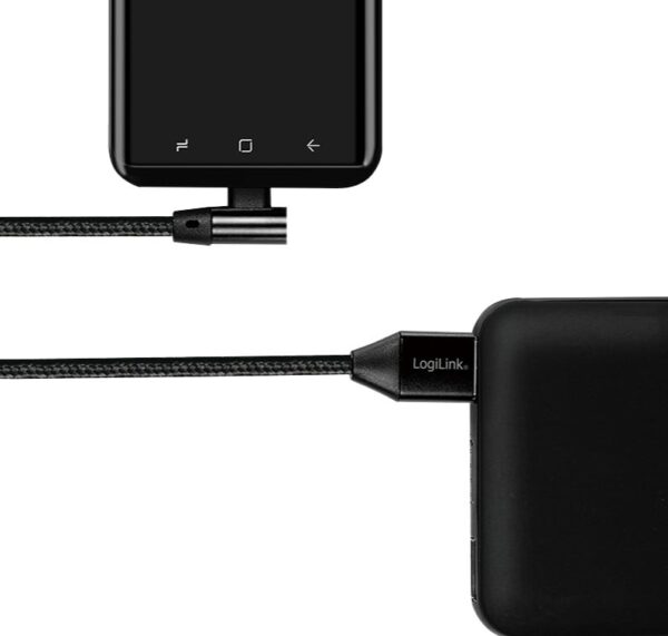 Cavo HighSpeed USB-C™ Maschio Angolato/USB-A Maschio Dritto 1m Nero - immagine 5