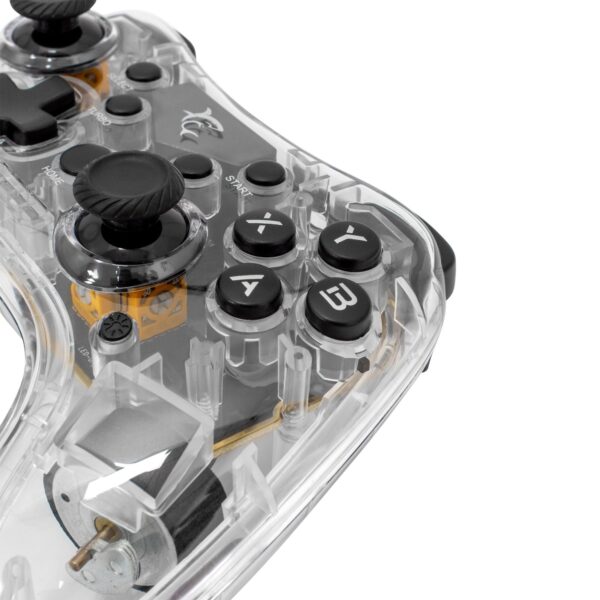 Joypad Controller di Gioco con Retroilluminazione LED e Doppia Vibrazione USB-C™ e Bluetooth - immagine 6