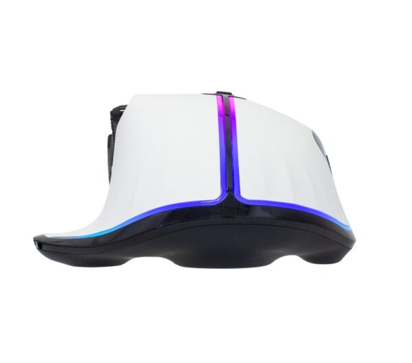 Mouse Gaming RGB USB 12000 dpi 9 Tasti Bianco Marrok - immagine 6