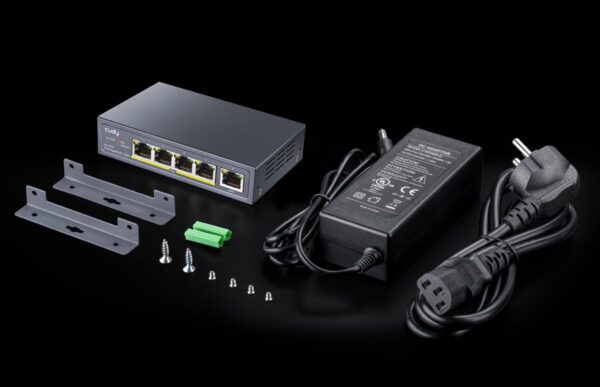 Unmanaged Switch Gigabit POE+ 5 porte, GS1005P - immagine 6
