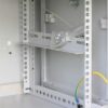 Armadio Rack 19'' a muro 15 unità sezione unica prof. 600mm Grigio - immagine 7