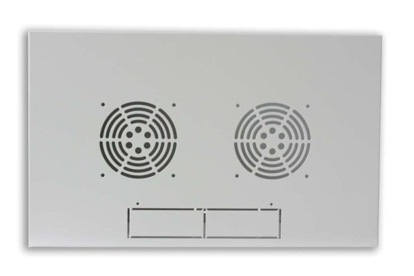 Armadio Rack 19'' a muro 10 unità prof. 400 Grigio Assemblato - immagine 6