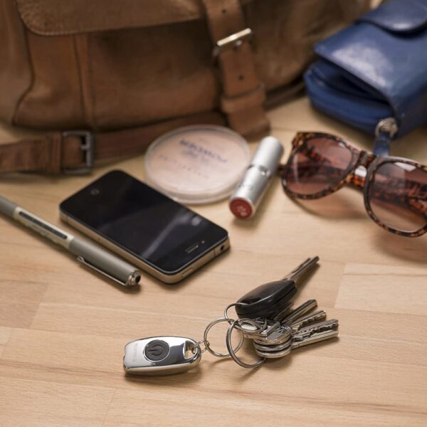 Torcia Portachiavi LED Tascabile a Batteria Metal Key Chain Light - immagine 6