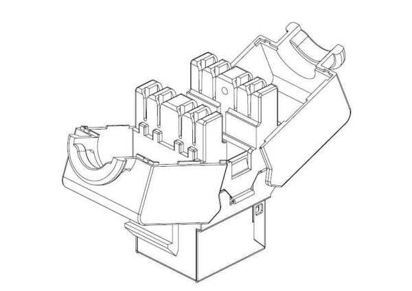 Frutto Keystone Cat6 FTP Tooless - immagine 6