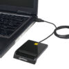 Lettore/Scrittore di Smart Card USB Compatto Nero - immagine 6