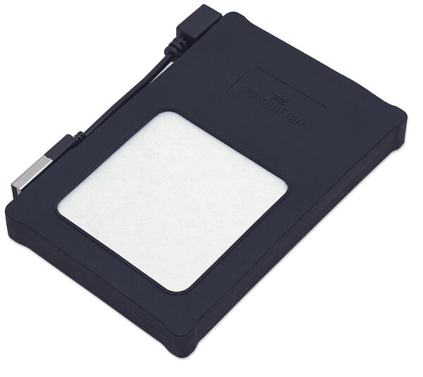 Box esterno 2.5'' SATA USB2.0 Silicone Nero - immagine 6