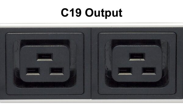 Multipresa montaggio a rack 19'' 1U 8 uscite C19 Spina Italiana - immagine 6