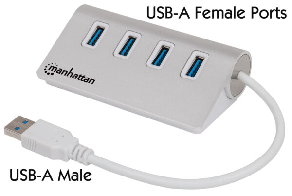 Hub USB3.0 4 porte Silver - immagine 6