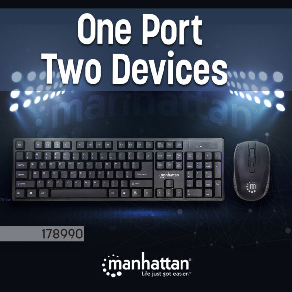 Set Tastiera Wireless e Mouse Ottico Layout Italiano - immagine 6