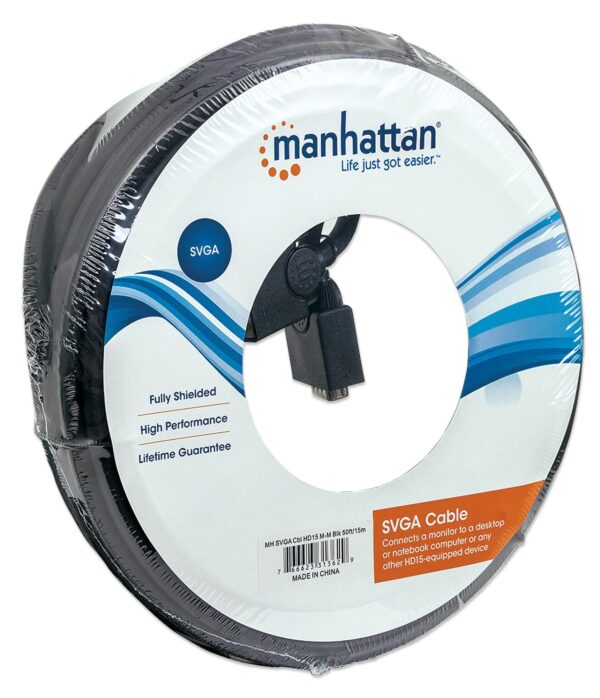 Prolunga SVGA con ferrite Maschio/Femmina 20 mt - immagine 6