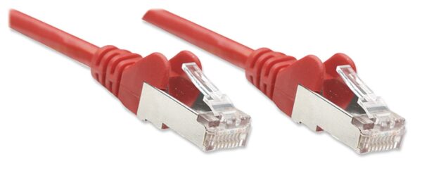 Cavo di rete Patch in Rame Schermato Cat. 5e Rosso F/UTP 3 metri - immagine 5