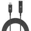 Cavo Ottico Attivo USB 3.2 Gen 2 SuperSpeed+ Active Optical Cable USB A M/F 30m - immagine 6
