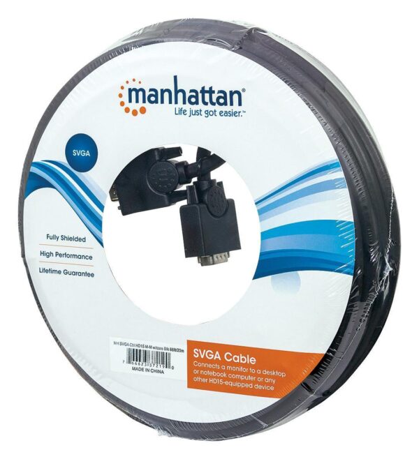 Cavo Monitor Svga M/M con ferrite da 20 m - immagine 6