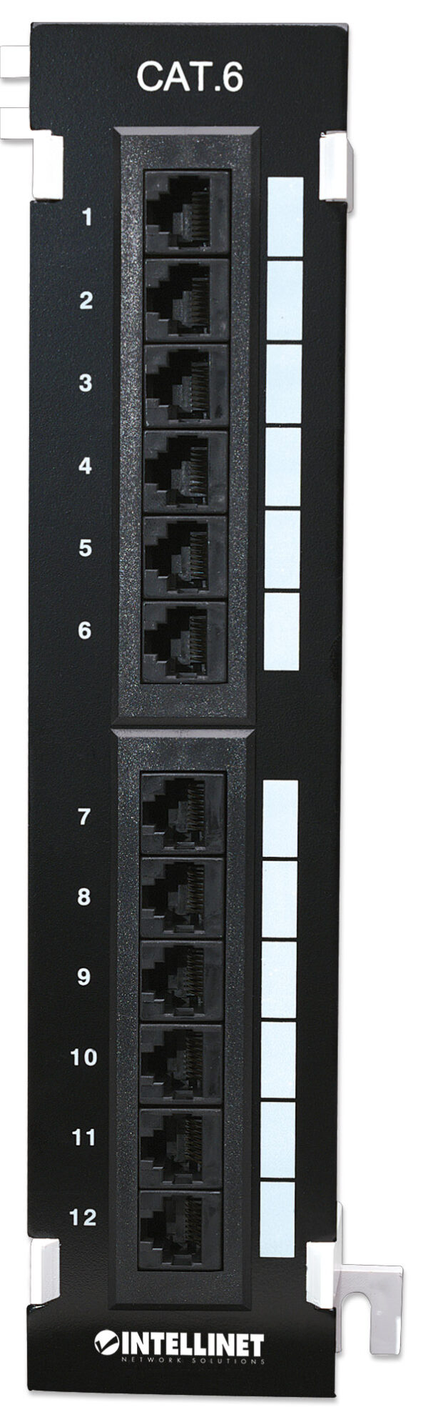 Pannello Patch 12 Porte UTP Cat6 Installazione a Muro - immagine 6