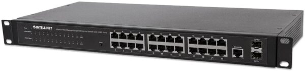 Switch 24 porte Web-Managed Gigabit Ethernet con 2 porte SFP - immagine 6
