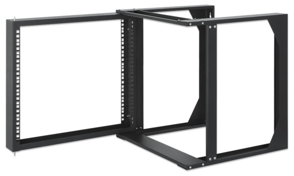 Armadio a Muro 19'' Open Frame 2 Montanti Flat Pack 9U - immagine 6