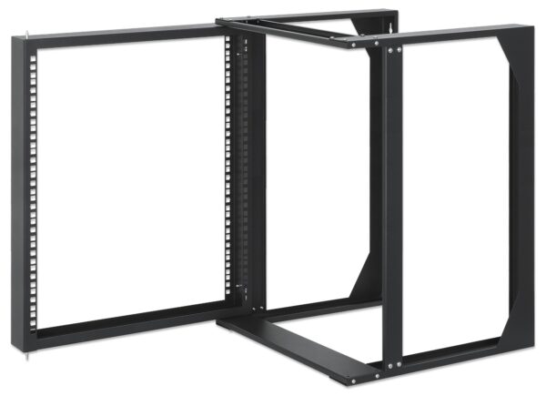 Armadio a Muro 19'' Open Frame 2 Montanti Flat Pack 12U - immagine 6