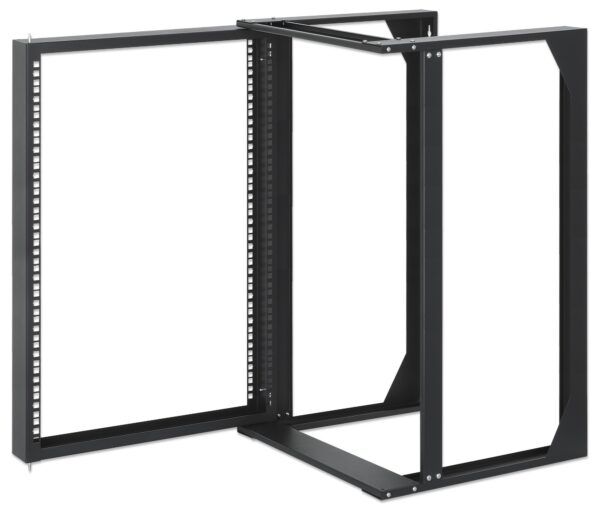 Armadio a Muro 19'' Open Frame 2 Montanti Flat Pack 15U - immagine 6