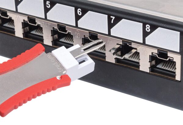 Pannello Patch 24 Posti 19'' Cat.6 S/FTP con Bloccaggio - immagine 6