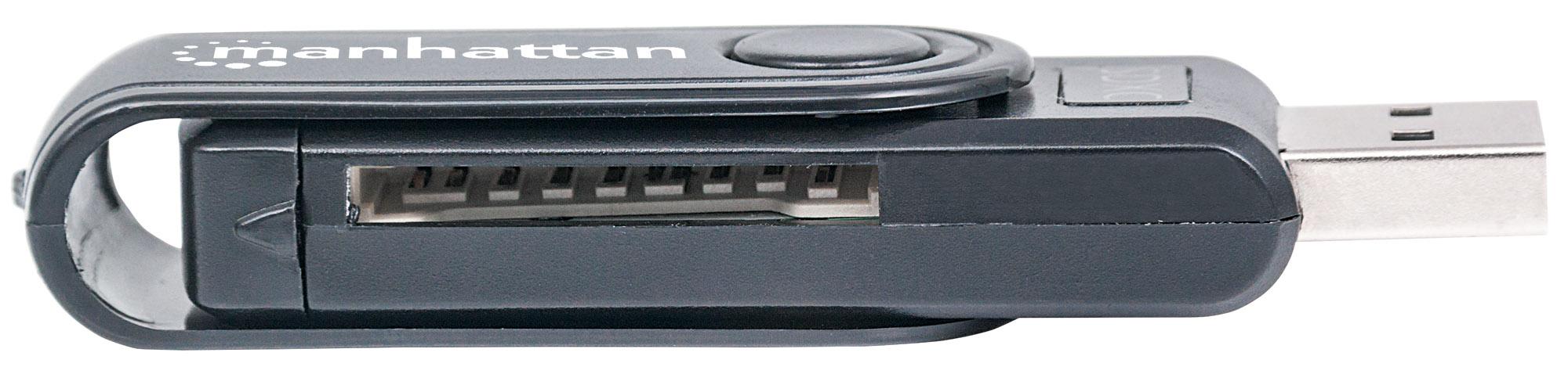 Mini Lettore/Scrittore di Card USB 3.0, 24 in 1 Nero - immagine 6