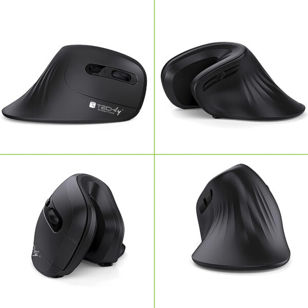 Mouse Verticale Ottico 3200dpi Ergonomico Wireless - immagine 6